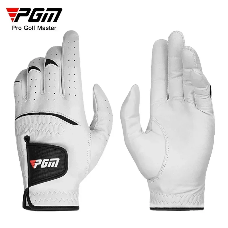 Golf Equipment Sales - PGM Men Golf Gloves Kid White